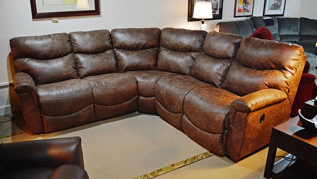 brown lazy boy sofa not leather