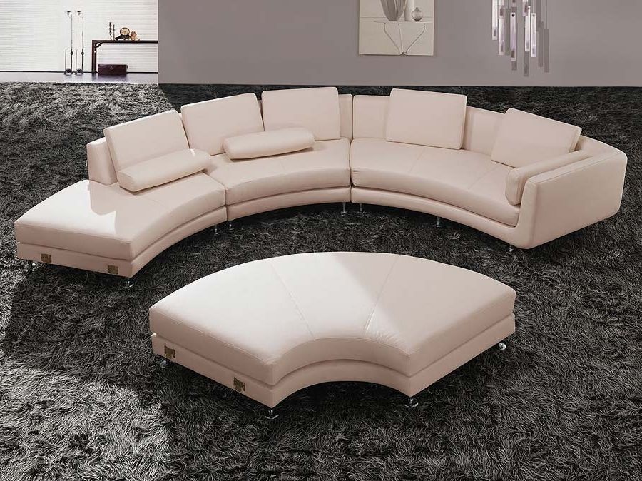 2017 Round Sofas With Indoor Beauty Enhancementthe Use Of The Round Sectional Sofa (View 3 of 10)