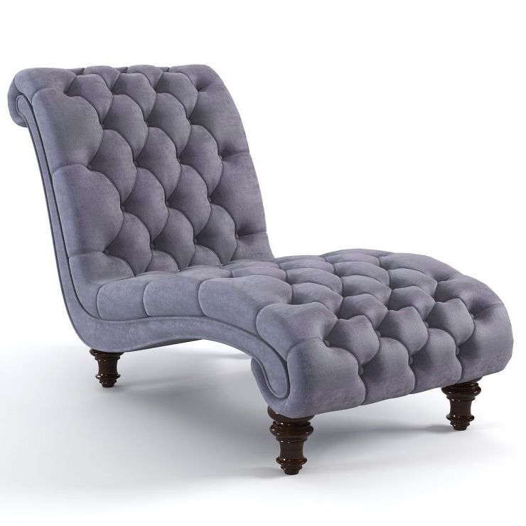 2017 Tufted Chaise Lounges Intended For Really Awesome And Comfort Cushions Tufted Chaise Lounge (View 4 of 15)