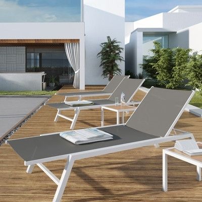 2018 Outdoor Chaise Lounge Chairs In Urbanmod Outdoor Chaise Lounge & Reviews (View 11 of 15)