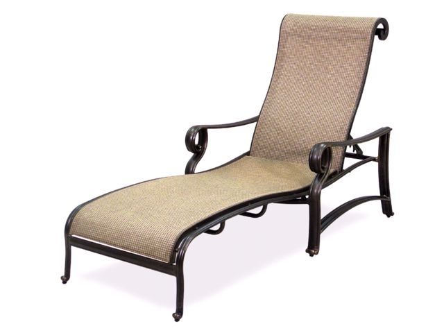 2018 Sling Chaise Lounge Chairs For Outdoor In Carlsbad Sling Chaise Lounge – Fortunoff Backyard Store (Photo 12 of 15)