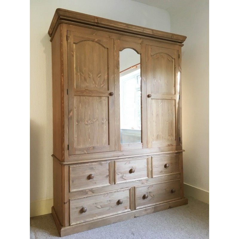 2018 Victorian' Pine Wardrobe Intended For Victorian Pine Wardrobes (View 3 of 15)
