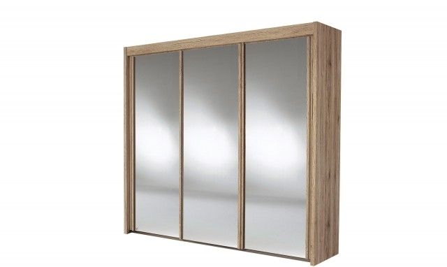 3 Door Mirrored Wardrobes For Most Up To Date Ascot – 250cm 3 Door Mirrored Sliding Wardrobe – All Bedroom (View 6 of 15)