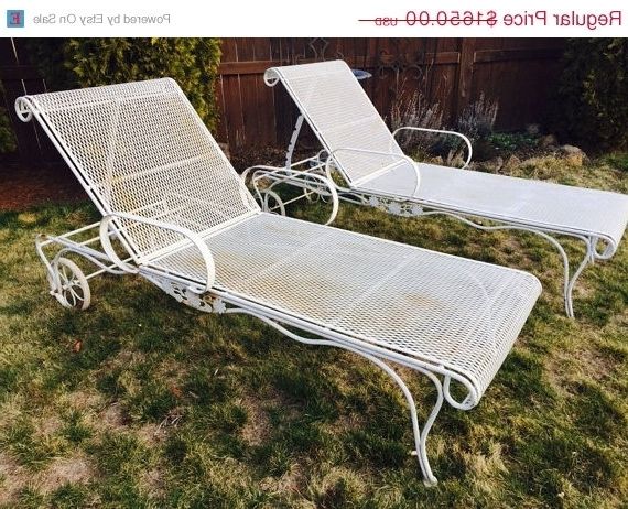 [%60% Off Easter Sale Vintage Wrought Iron Salterini Woodard Mesh With Regard To Recent Wrought Iron Outdoor Chaise Lounge Chairs|wrought Iron Outdoor Chaise Lounge Chairs With Most Recently Released 60% Off Easter Sale Vintage Wrought Iron Salterini Woodard Mesh|most Current Wrought Iron Outdoor Chaise Lounge Chairs Pertaining To 60% Off Easter Sale Vintage Wrought Iron Salterini Woodard Mesh|newest 60% Off Easter Sale Vintage Wrought Iron Salterini Woodard Mesh Within Wrought Iron Outdoor Chaise Lounge Chairs%] (Photo 14 of 15)
