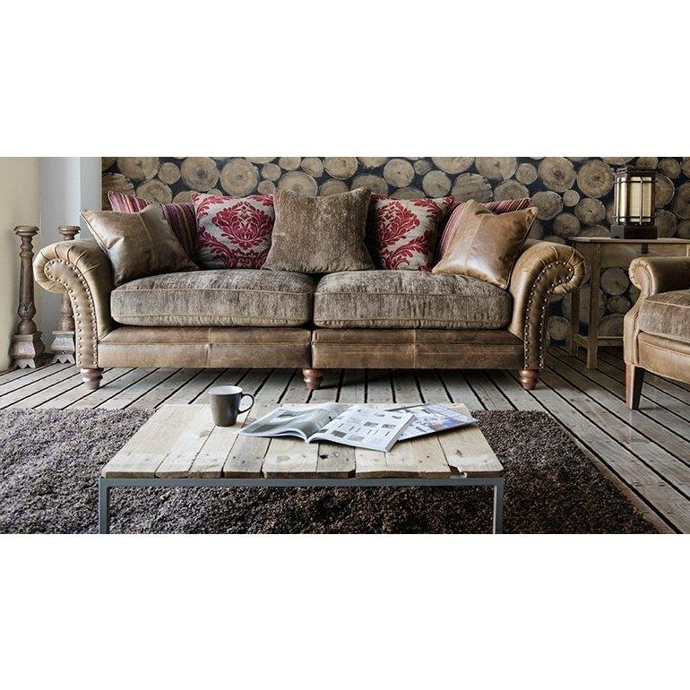 Alexander & James Hudson 4 Seater Sofa Option 1 – The Place For Homes Inside Widely Used 4 Seater Sofas (Photo 4 of 10)