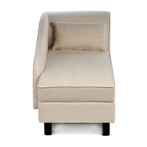 Amazon: Castleton Home Storage Chaise Lounge Modern Long Chair Intended For Preferred Chaise Lounge Chairs With Storage (View 11 of 15)
