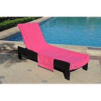 Amazon : Perfect Beach Or Pool Lounge Chair Towel Cover With In 2018 Chaise Lounge Towel Covers (View 10 of 15)
