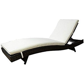 Amazon: Tangkula Adjustable Pool Chaise Lounge Chair Outdoor Throughout Most Current Pool Chaise Lounges (View 10 of 15)