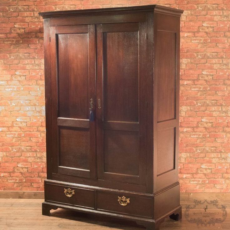 Antique Wardrobes Throughout 2017 20 Best Antique Wardrobes & Press Cupboards Images On Pinterest (View 13 of 15)