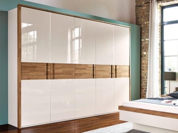 Arte M Feel Modern Solid Oak And High Gloss White Or Grey Wardrobe Inside Widely Used Gloss Wardrobes (View 8 of 15)