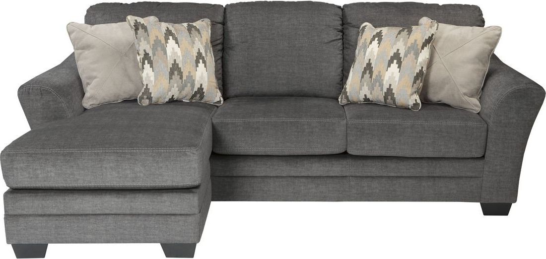 Ashley Furniture Sofa Chaises Within Favorite Ashley Furniture Braxlin Sofa Chaise In Charcoal (View 1 of 15)