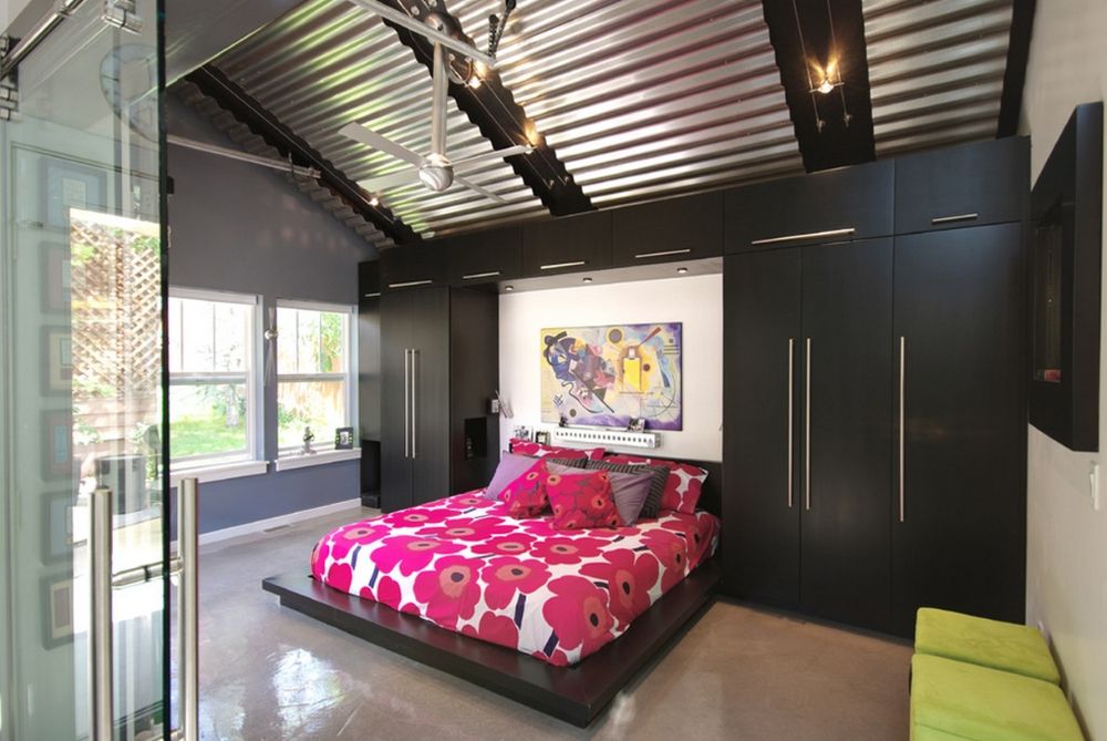 Bed And Wardrobes Combination Within Newest Double Color Wardrobe Design Furniture Bedroom, Double Color (View 1 of 15)