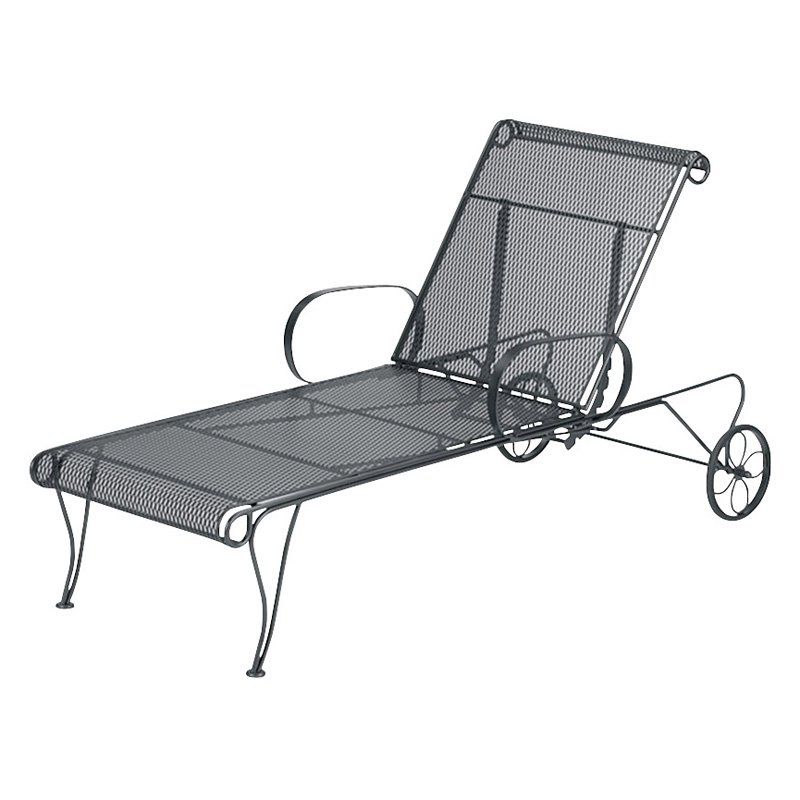 Belham Living Capri Wrought Iron Multi Position Single Outdoor Throughout Favorite Wrought Iron Chaise Lounges (View 1 of 15)