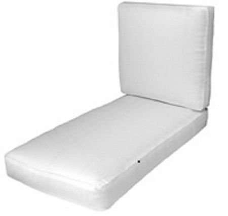 Best And Newest Outdoor Chaise Cushions Throughout Chaise Lounge Cushions, Tufted Cushions, Replacement Seat Cushion (View 10 of 15)