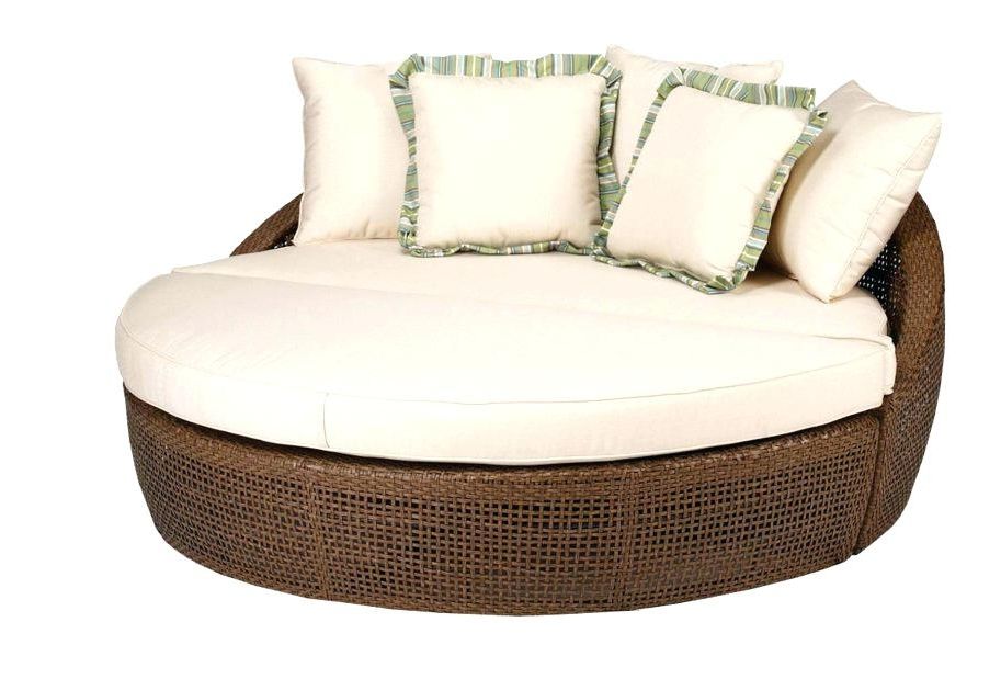 Big Lots Chaise Lounges In Newest Round Outdoor Chaise Lounge Brown Luxurious Round Outdoor Lounge (View 1 of 15)