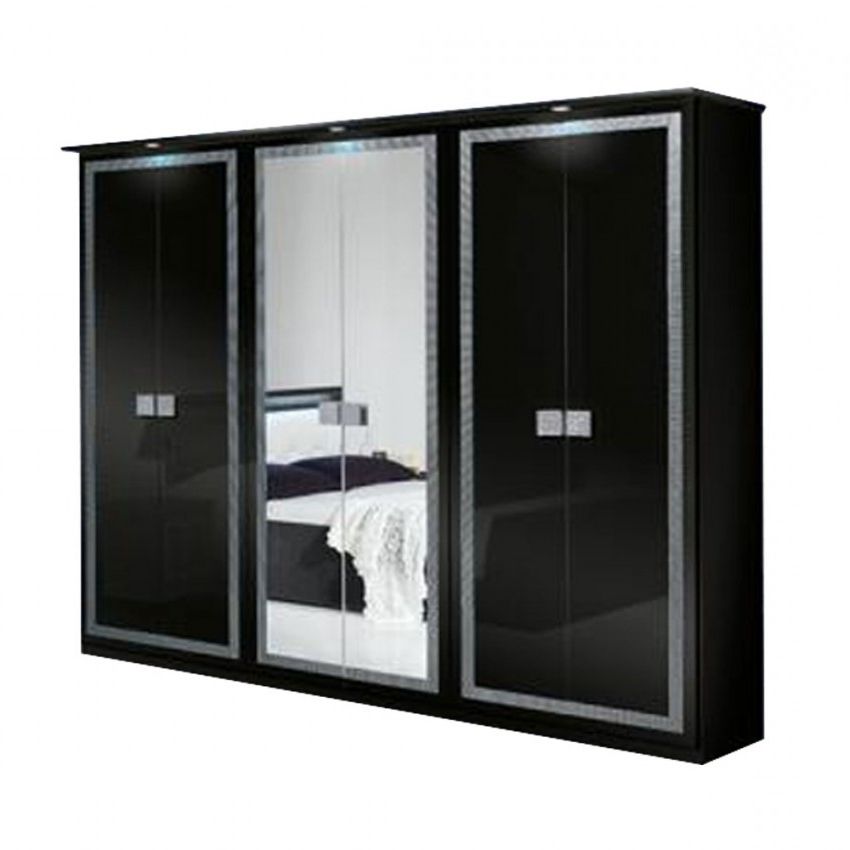 Black Wardrobes Intended For Most Current Modern Italian Wardrobes (View 1 of 15)