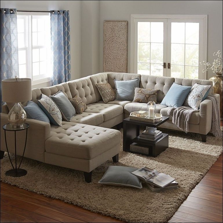 Blue Table Theme For Living Rooms Design Amazing Sectional Couches Intended For 2017 Sectional Sofas At Buffalo Ny (Photo 1 of 10)