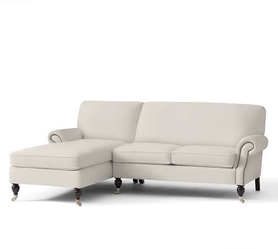 Brooklyn Upholstered Loveseat With Chaise Sectional (View 6 of 15)