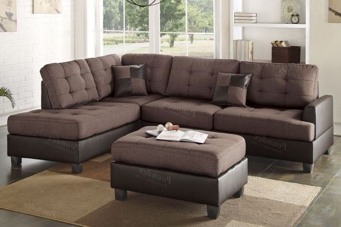 Buy Chocolate 3 Pieces Sectional Sofa In El Paso, Tx – Ecof In Recent El Paso Sectional Sofas (Photo 1 of 10)