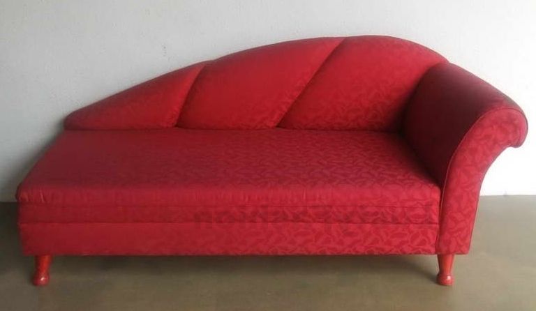 Chaise Lounge In Red Color – Lustyfashion In Most Up To Date Red Chaise Lounges (View 7 of 15)