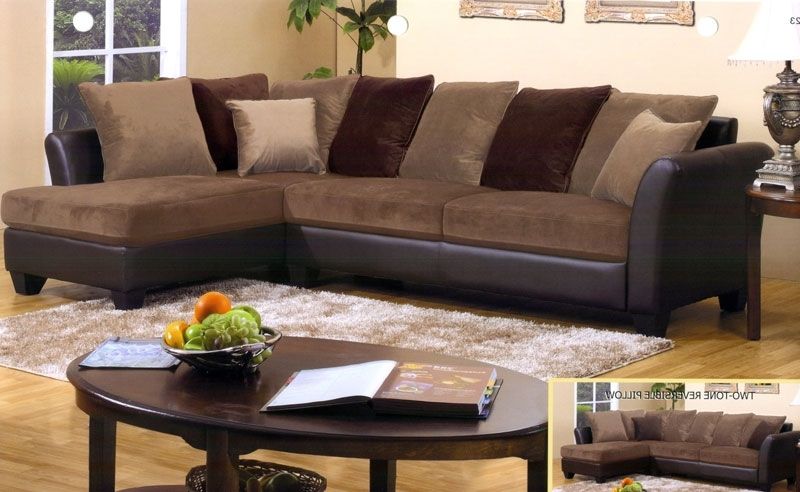 Featured Photo of 10 Best Ideas Chocolate Brown Sectional Sofas