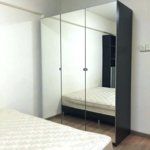 Cheap Wardrobes With Mirrors Inside Newest Wardrobes ~ Large Chestnut Brown Rubber Wood Six Door Wardrobe (View 10 of 15)