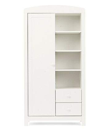 Childrens Wardrobes With Drawers And Shelves With Regard To Recent Mothercare Padstow Wardrobe  Porcelain White – Wardrobes (View 2 of 15)