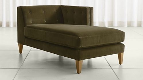 Crate And Barrel Pertaining To Chaise Lounge Sofas (Photo 1 of 15)