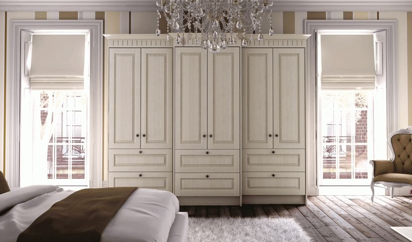 Cream Wardrobes In Favorite Hinged Wardrobes – Nankivells Of Chesterfield (View 8 of 15)