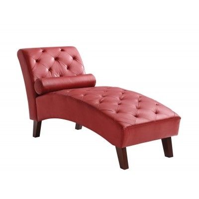 Current Newbury Chaise Lounge (red) – Chaises – Living Room Furniture Regarding Red Chaises (View 6 of 15)