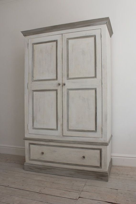 Double Pine Wardrobe Painted In A Shabby Chic Style With Annie For Most Popular Shabby Chic Pine Wardrobes (View 15 of 15)