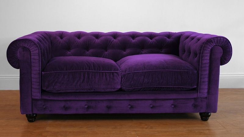 Featured Photo of 10 Best Velvet Purple Sofas