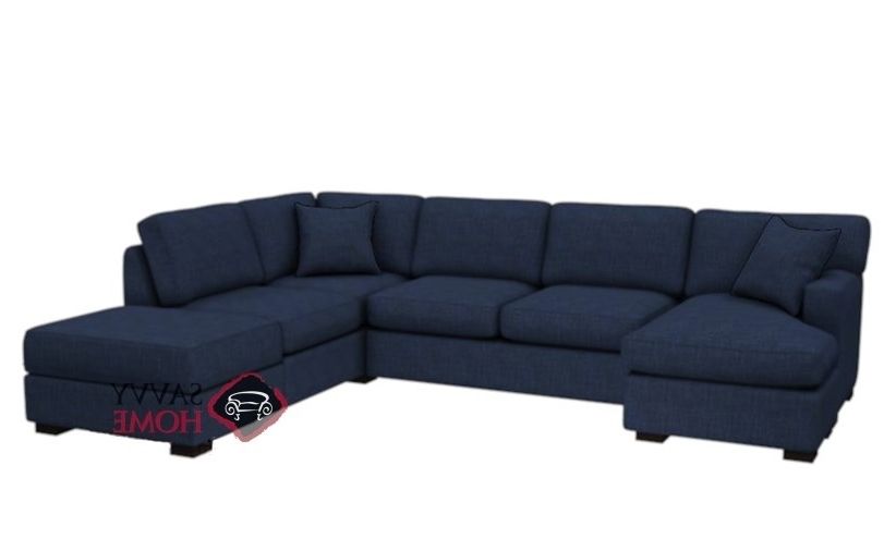 Dual Chaise Sectionals For Most Recently Released 146 Fabric Chaise Sectionalstanton Is Fully Customizable (View 4 of 15)