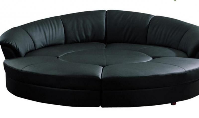 El Paso Sectional Sofas For Current Soflex El Paso Ultra Modern Black Faux Leather Sectional Sofa Set5 (Photo 5 of 10)