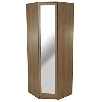 Famous 1 Door Corner Wardrobes Throughout Devoted2home Humber Bedroom Furniture With 1 Door Mirrored Corner (View 5 of 15)