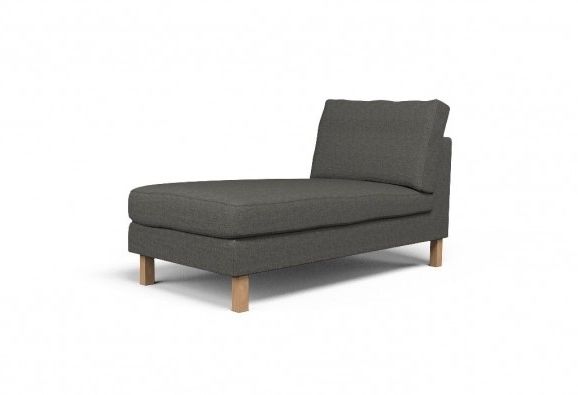 Famous Karlstad Add On Chaise Longue Cover – Step Melange Charcoal Within Karlstad Chaises (Photo 8 of 15)