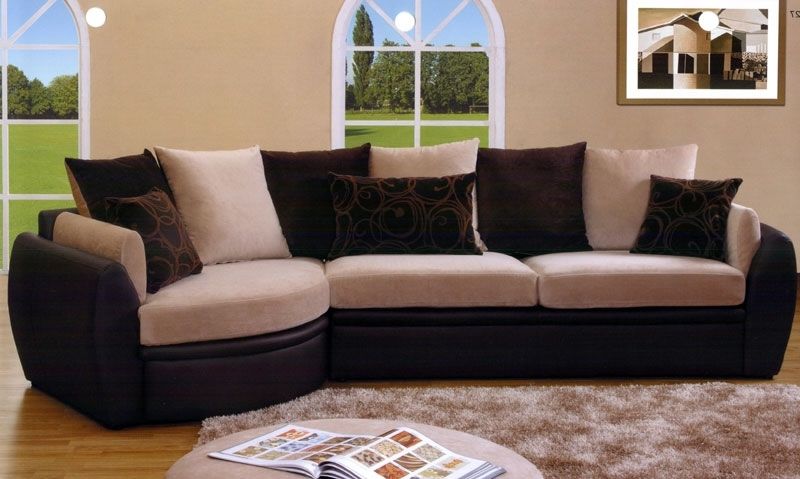 Famous Leather And Suede Sectional Sofas Within Sectional Sofa Design: Suede Sectional Sofas Best Ever Grey Suede (Photo 8 of 10)