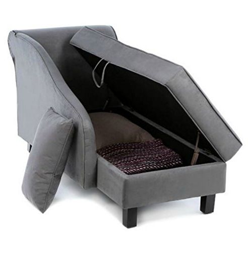 Famous Storage Chaise Lounge Furniture – Foter For Chaise Lounge Chairs With Storage (View 5 of 15)
