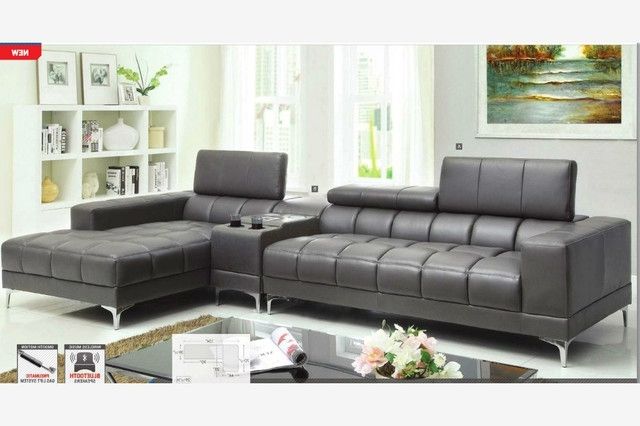 Fantastic Grey Sectional Sofa With Chaise With Modern Gray Leather With 2018 Grey Couches With Chaise (Photo 14 of 15)