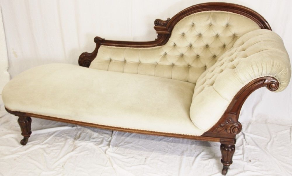 Fashionable Antique Chaise Lounge Chairs Throughout Great Victorian Chaise Lounge Leather Chaise Lounge Chair Antique (Photo 13 of 15)