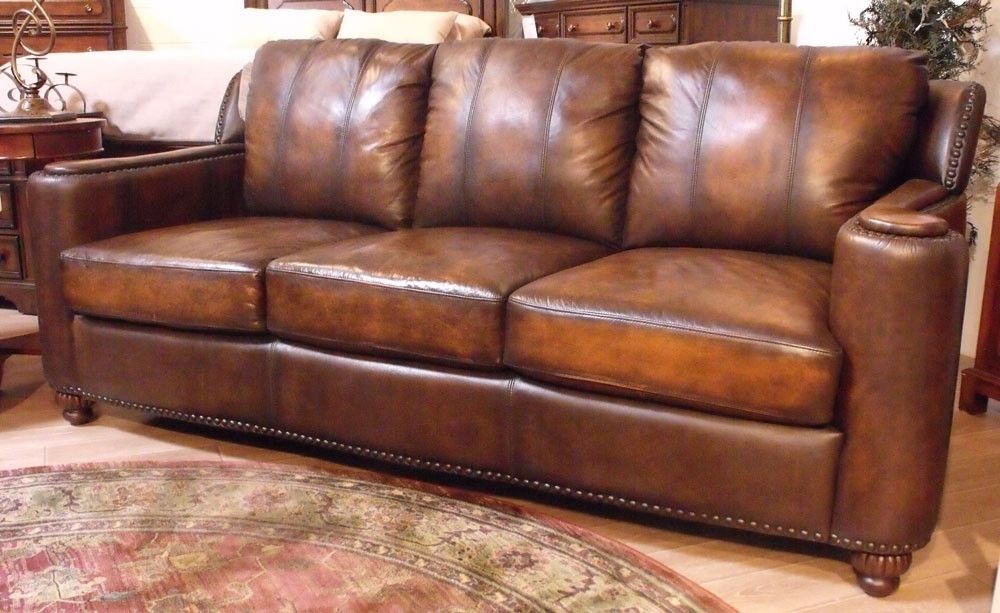 Fashionable Full Grain Leather Sofas – Materialwant (View 3 of 10)