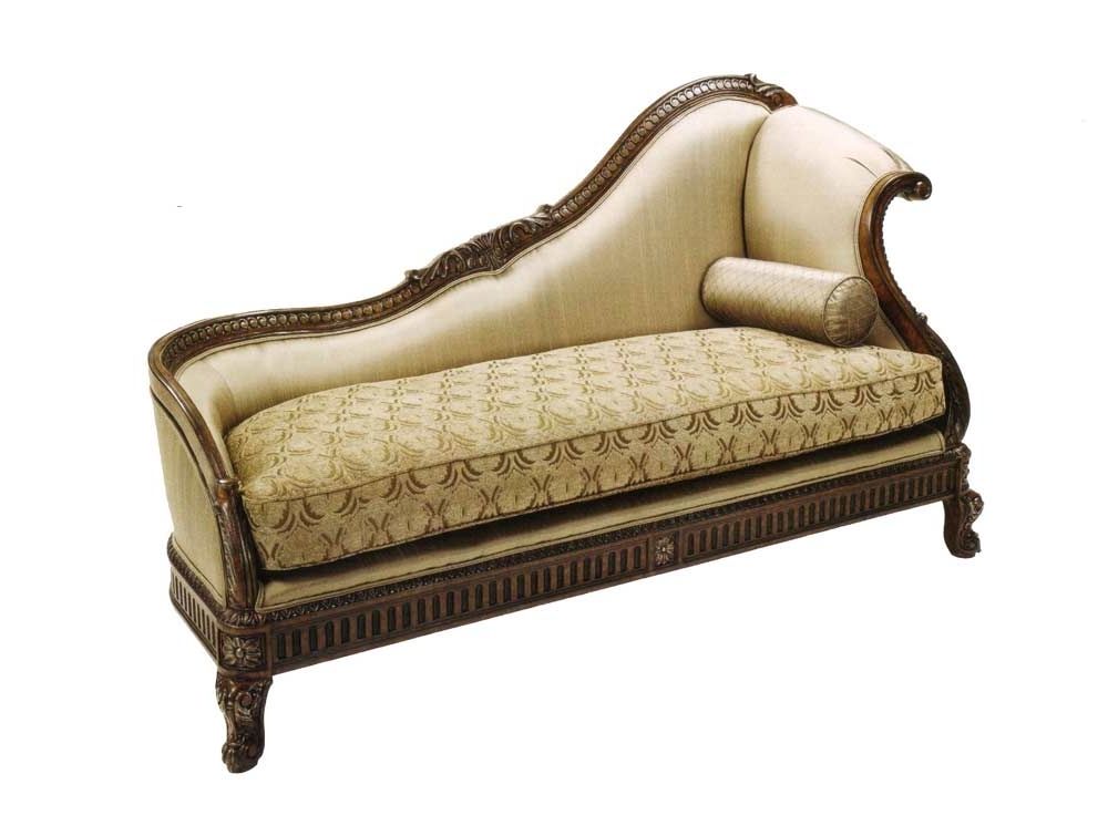Favorite Accent Chaises Intended For Bt 076 Traditional Chaise Lounge In Walnut (View 4 of 15)