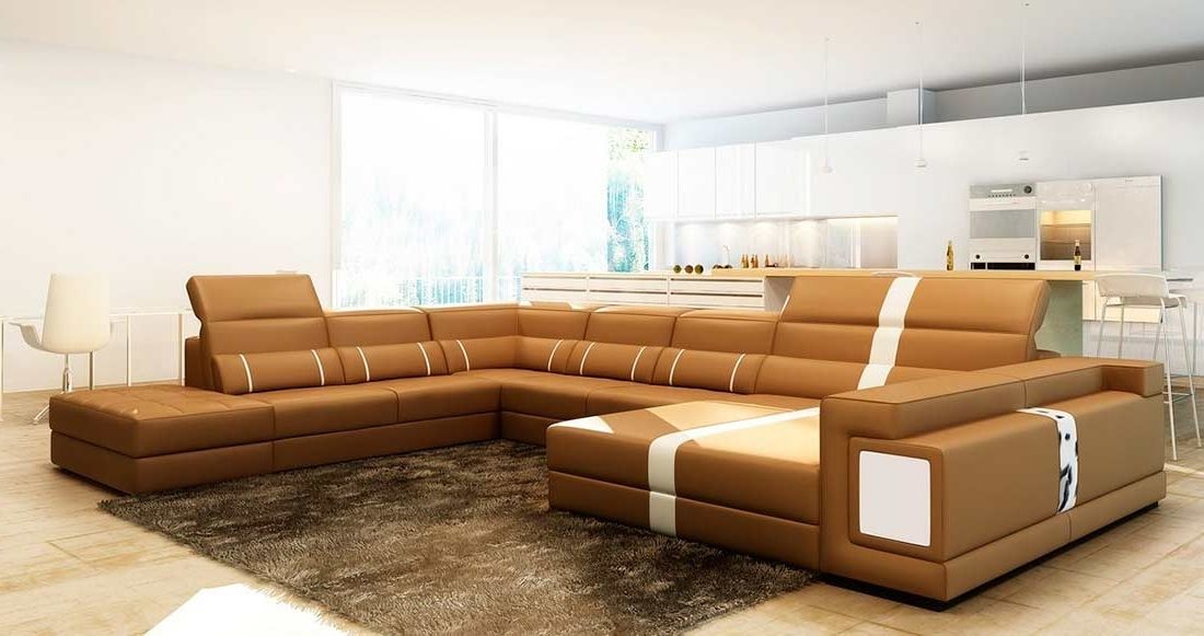 Featured Photo of 10 Best Ideas Camel Colored Sectional Sofas