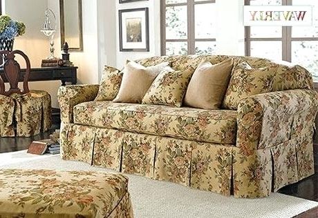 Floral Sofas And Chairs In Well Known Sure Fit Slipcovers For Armchairs Awesome Floral Sofas Chenille (Photo 10 of 10)