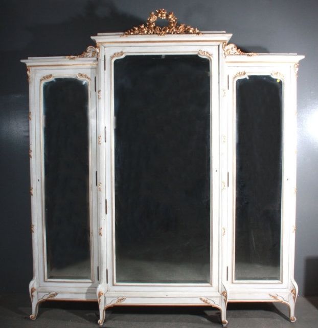 French Wardrobes For Sale Pertaining To Well Liked French Louis Armoire Wardrobe Large Carved Gilt J5727 For Sale (View 1 of 15)