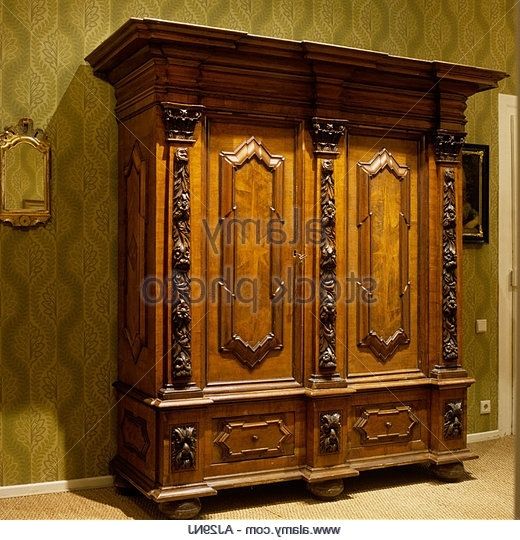 Furniture Antique Stately Stock Photos & Furniture Antique Stately With Regard To Best And Newest Ornate Wardrobes (View 6 of 15)