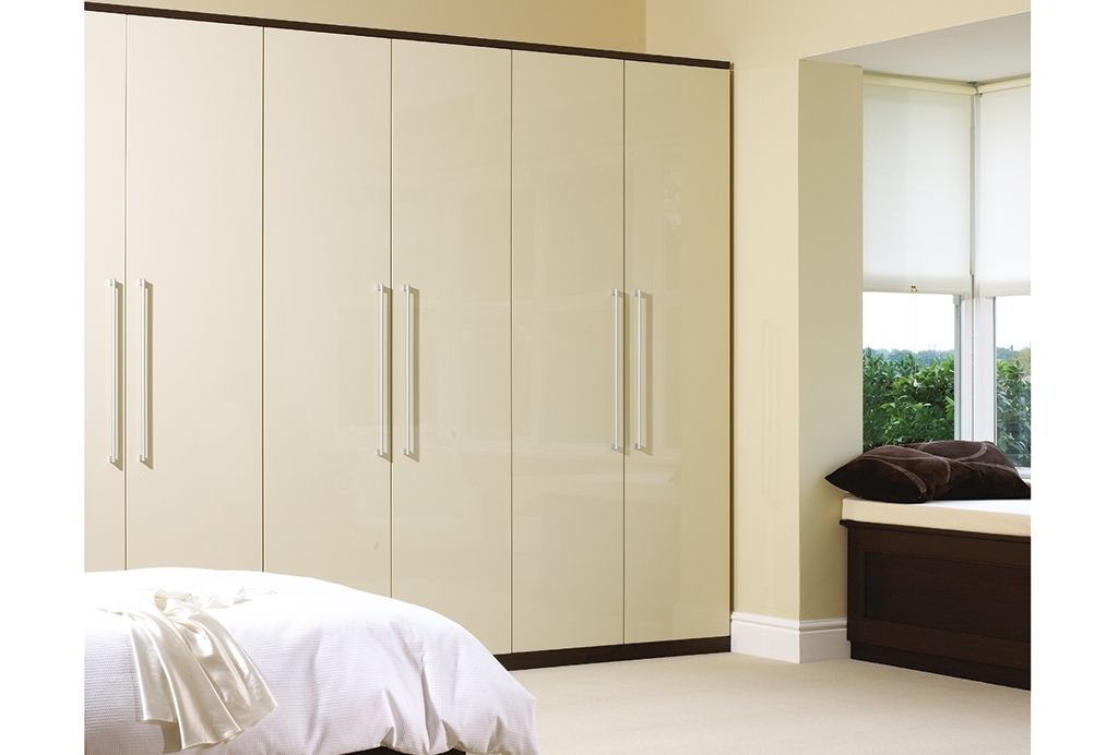 Gloss Fitted Wardrobe With Regard To Best And Newest Cream Gloss Wardrobes (View 1 of 15)