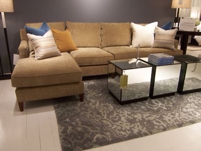Gold Sectional Sofas Inside Well Liked Sofa Beds Design: Mesmerizing Contemporary Mitchell Gold Clifton (View 7 of 10)