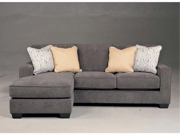 Grey Couches With Chaise Inside Recent Ashley Furniture Gray Sectional Sofas For Small Spaces … (Photo 7 of 15)