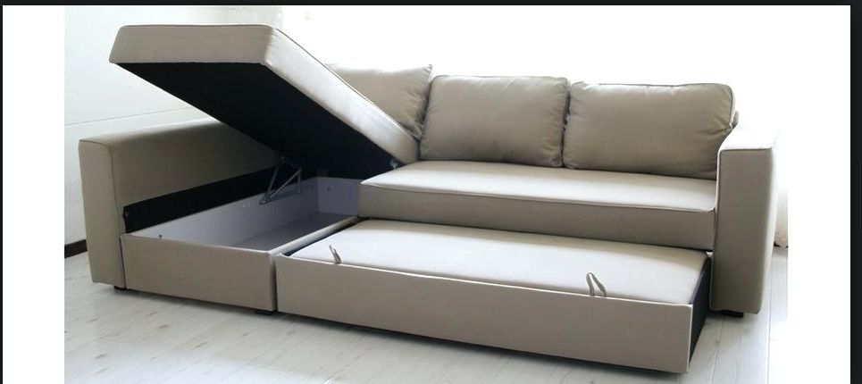 Ikea Sofa Storage Corner Storage Sofa Bed With Pull Out Ottoman For Most Popular Ikea Corner Sofas With Storage (View 5 of 10)